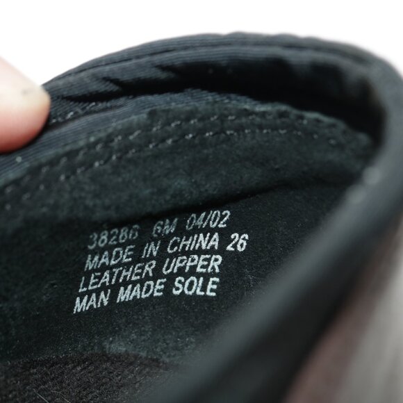 Clarks Womens Slip On Shoe Size 6 Brown Leather Elastic Sock Loafer Flats Comfy - Picture 9 of 10